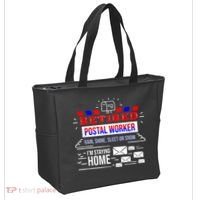 Retired Post Office Postal Worker Retirement Postman Tote Bag thumb 2