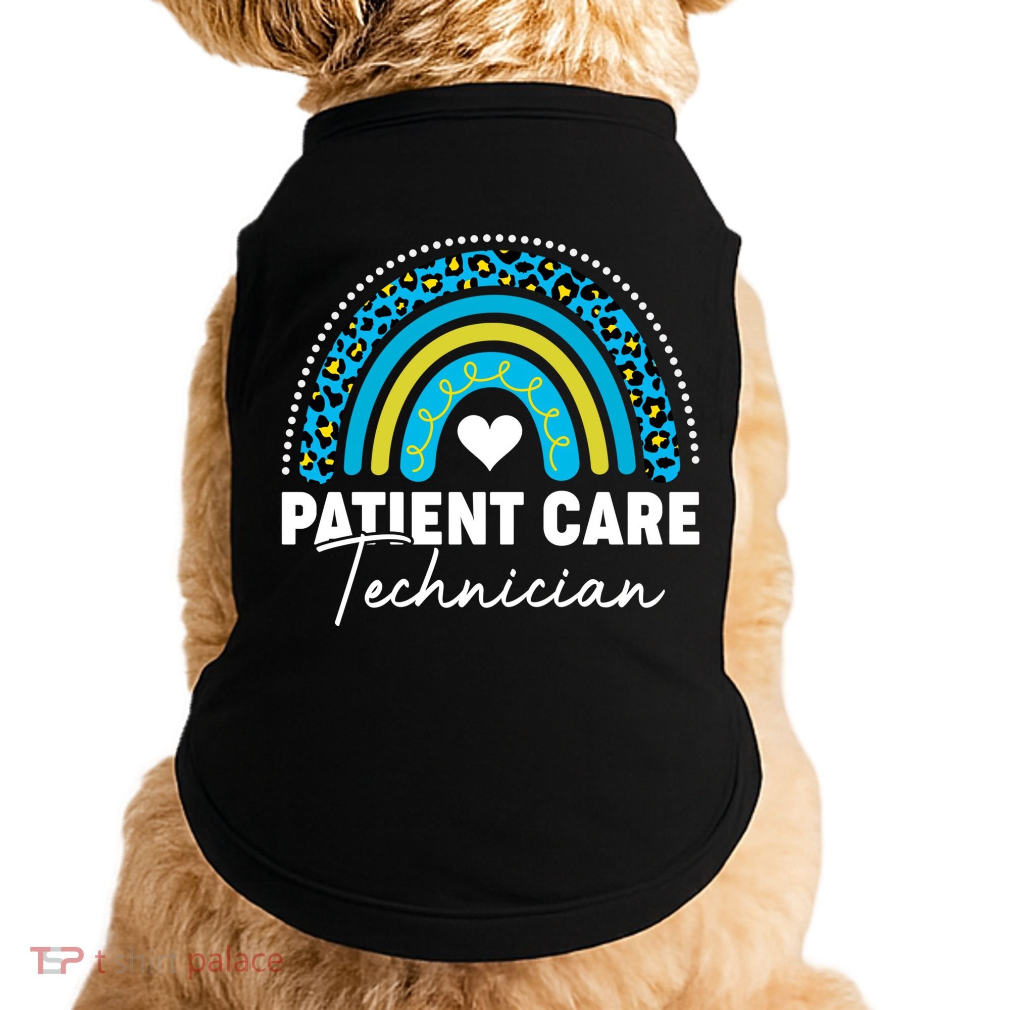 Rainbow Pct Patient Care Technician Healthcare Assistants Gift Doggie Tank