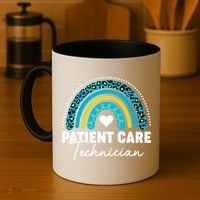 Rainbow Pct Patient Care Technician Healthcare Assistants Gift Coffee Mug thumb 4