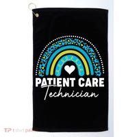 Rainbow Pct Patient Care Technician Healthcare Assistants Gift Golf Towel thumb 0