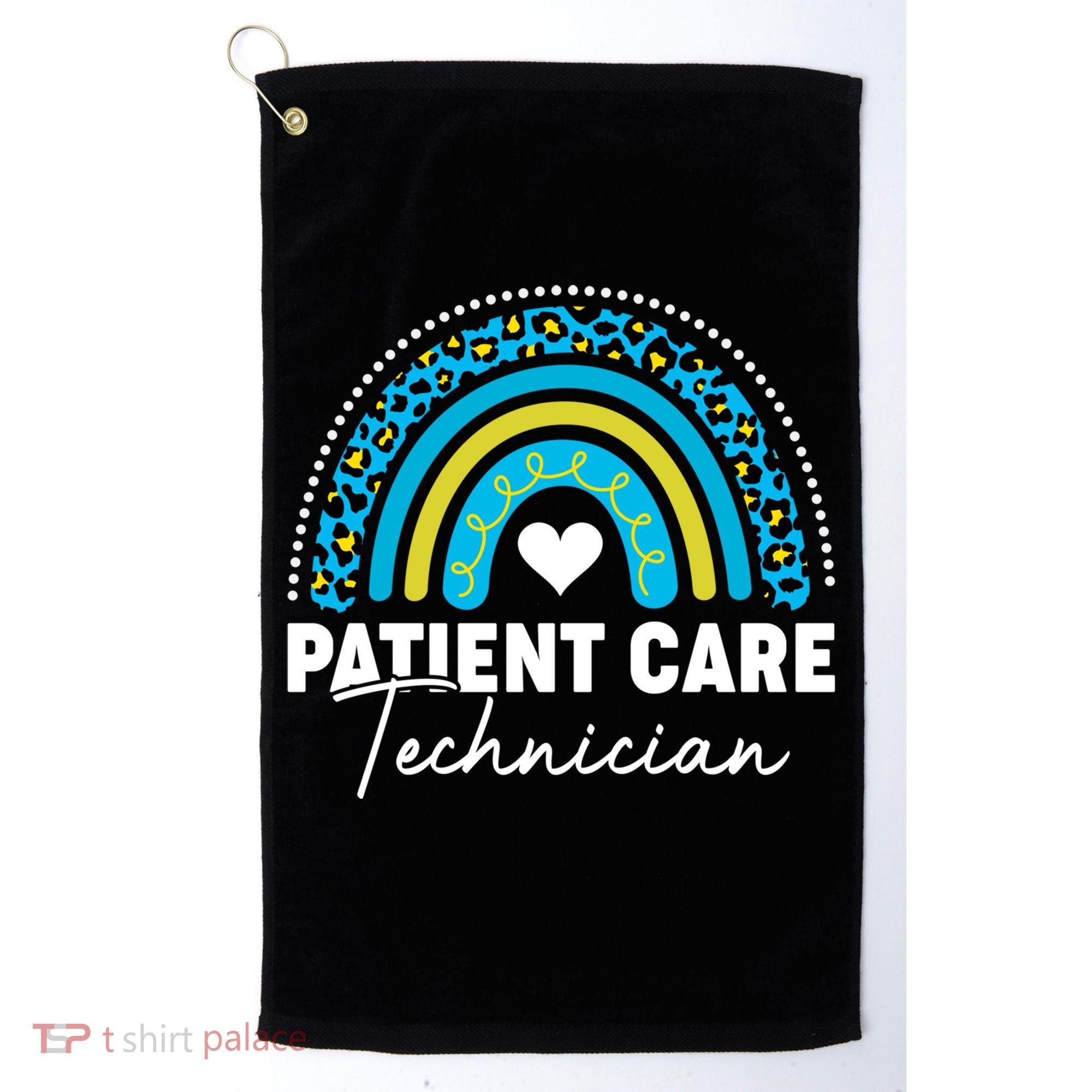 Rainbow Pct Patient Care Technician Healthcare Assistants Gift Golf Towel
