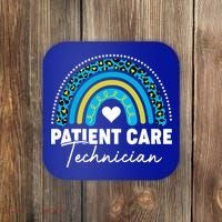 Rainbow Pct Patient Care Technician Healthcare Assistants Gift Coaster thumb 0