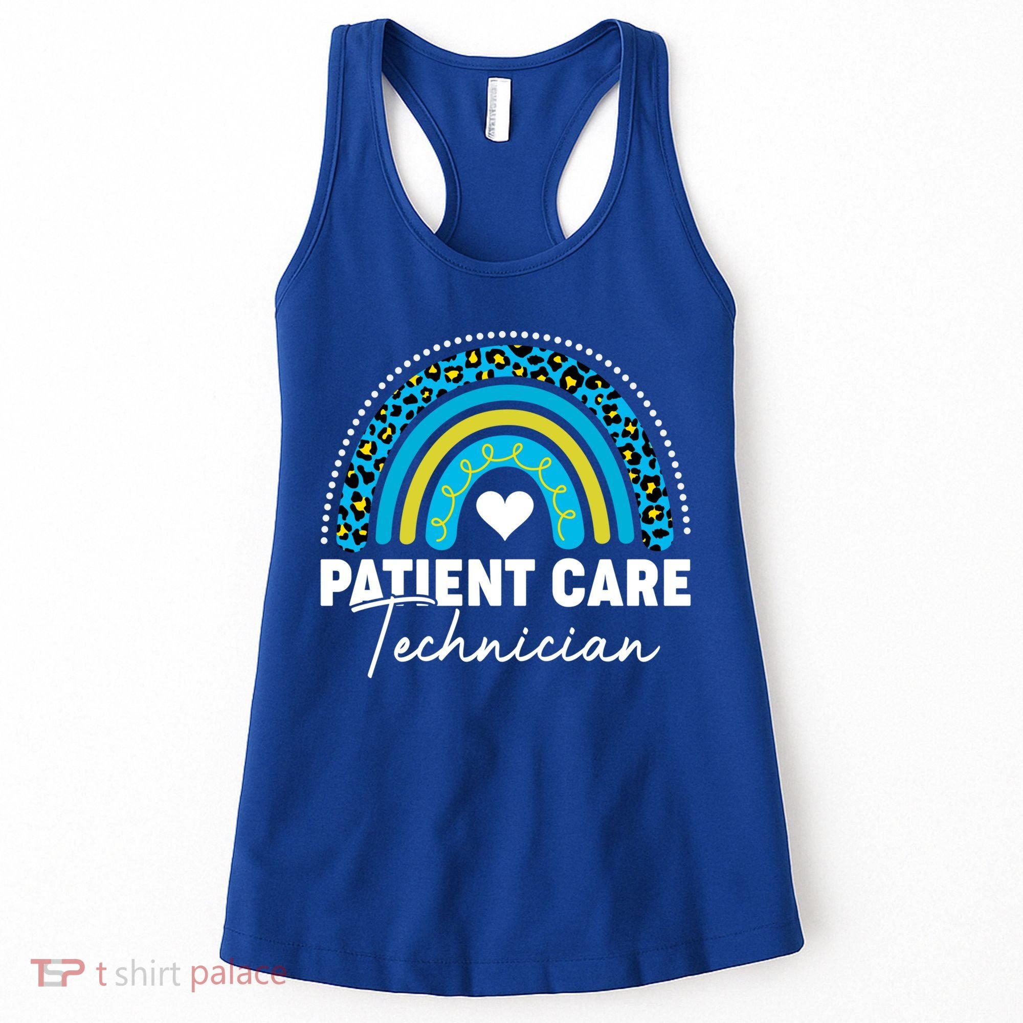 Rainbow Pct Patient Care Technician Healthcare Assistants Gift Women's Tank Top