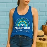 Rainbow Pct Patient Care Technician Healthcare Assistants Gift Women's Tank Top thumb 2