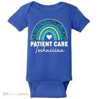 Rainbow Pct Patient Care Technician Healthcare Assistants Gift Baby Bodysuit thumb 0