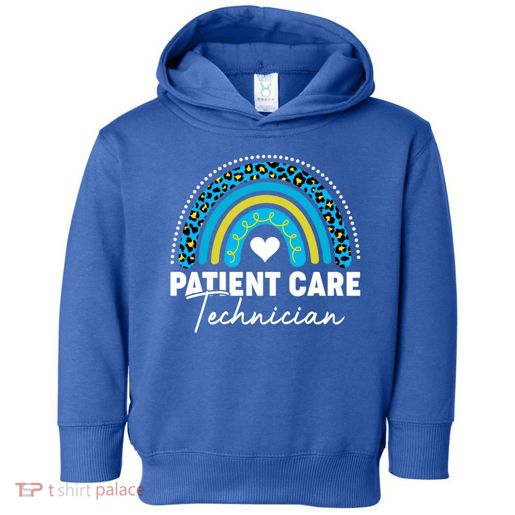 Rainbow Pct Patient Care Technician Healthcare Assistants Gift Toddler Hoodie