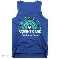 Rainbow Pct Patient Care Technician Healthcare Assistants Gift Tank Top thumb 0