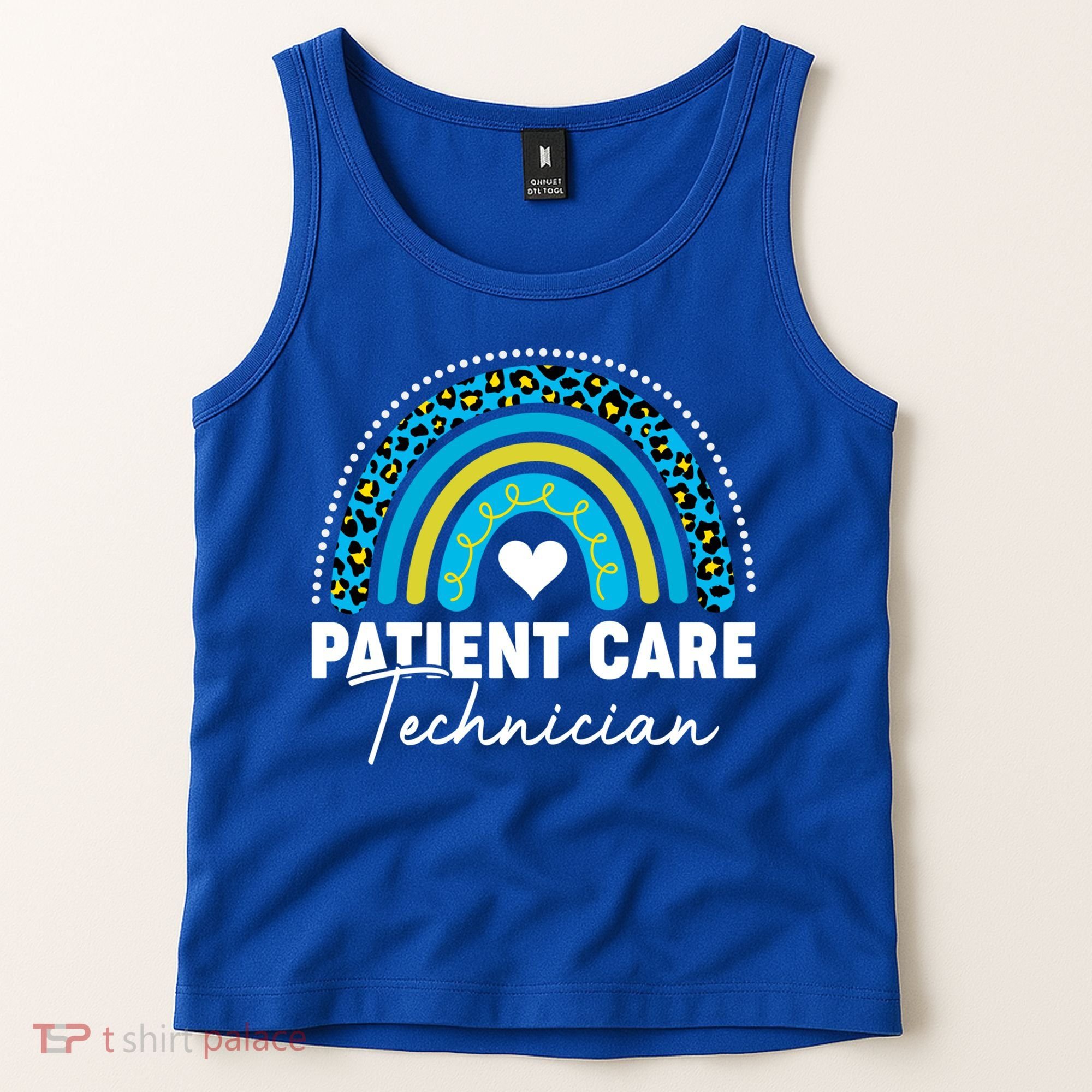 Rainbow Pct Patient Care Technician Healthcare Assistants Gift Tank Top