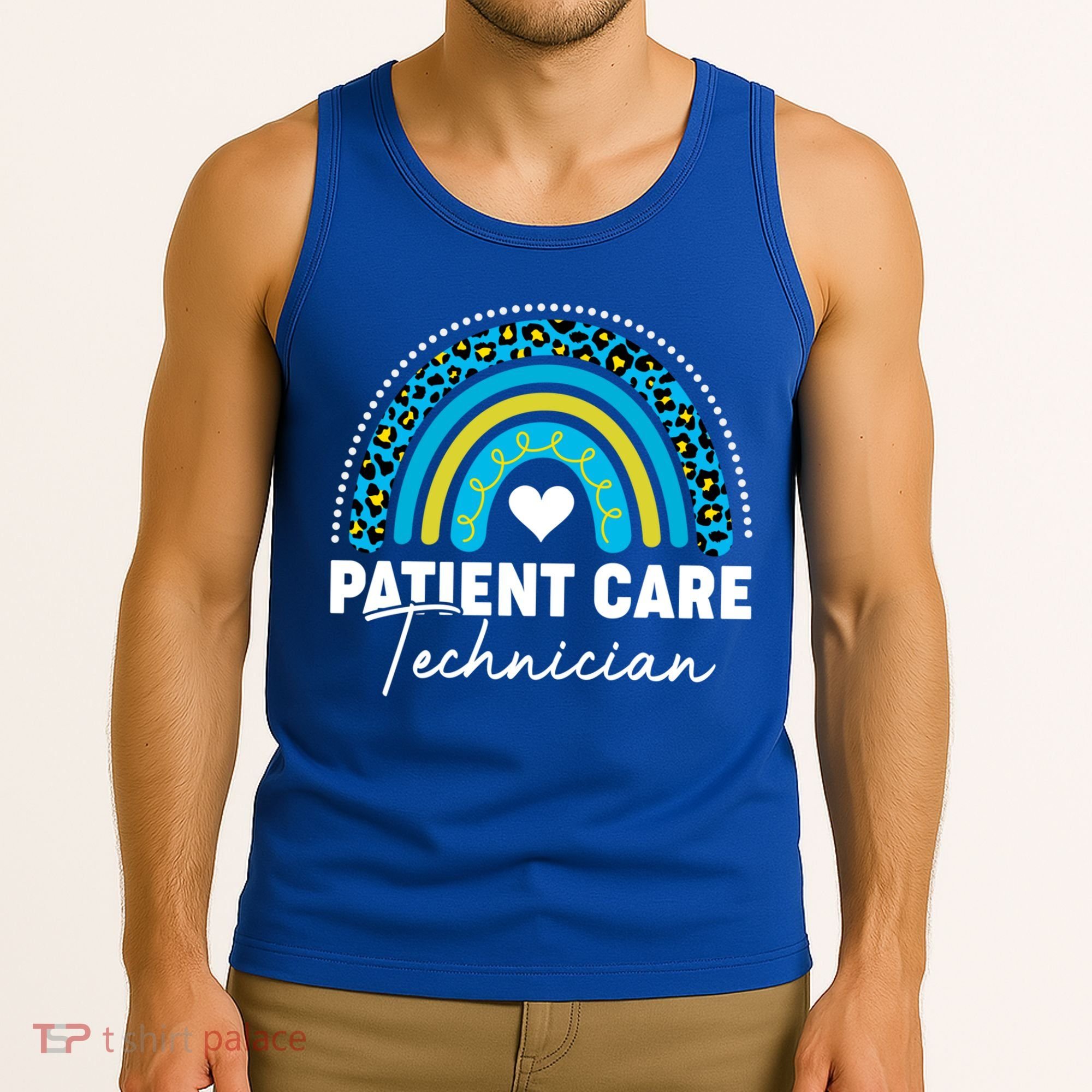 Rainbow Pct Patient Care Technician Healthcare Assistants Gift Tank Top