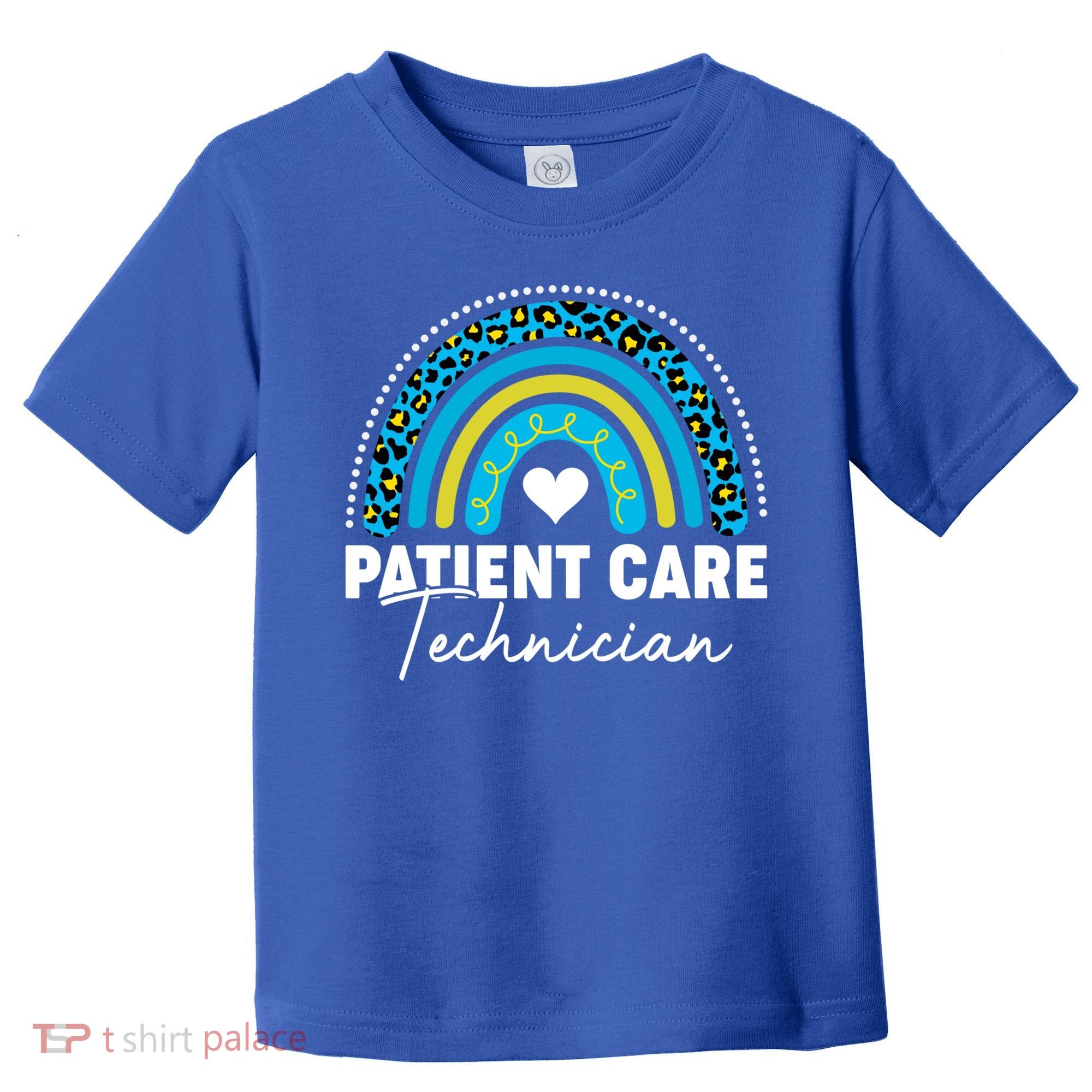 Rainbow Pct Patient Care Technician Healthcare Assistants Gift Toddler T-Shirt