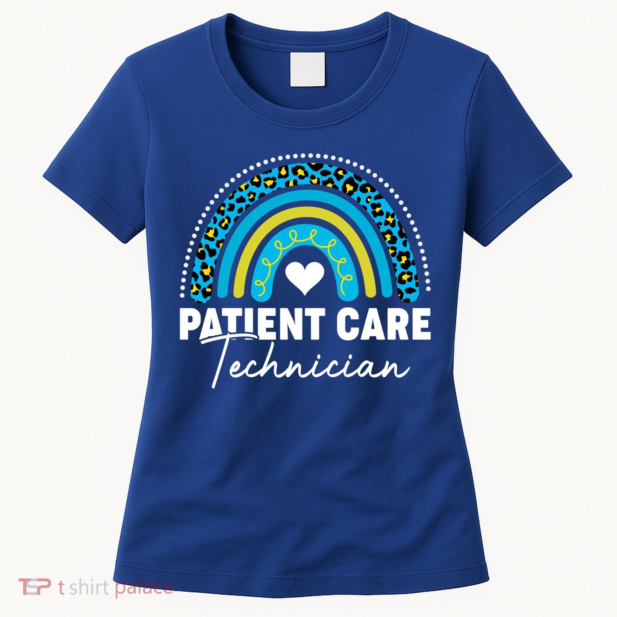 Rainbow Pct Patient Care Technician Healthcare Assistants Gift Women's T-Shirt