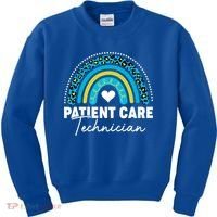 Rainbow Pct Patient Care Technician Healthcare Assistants Gift Kids Sweatshirt thumb 0
