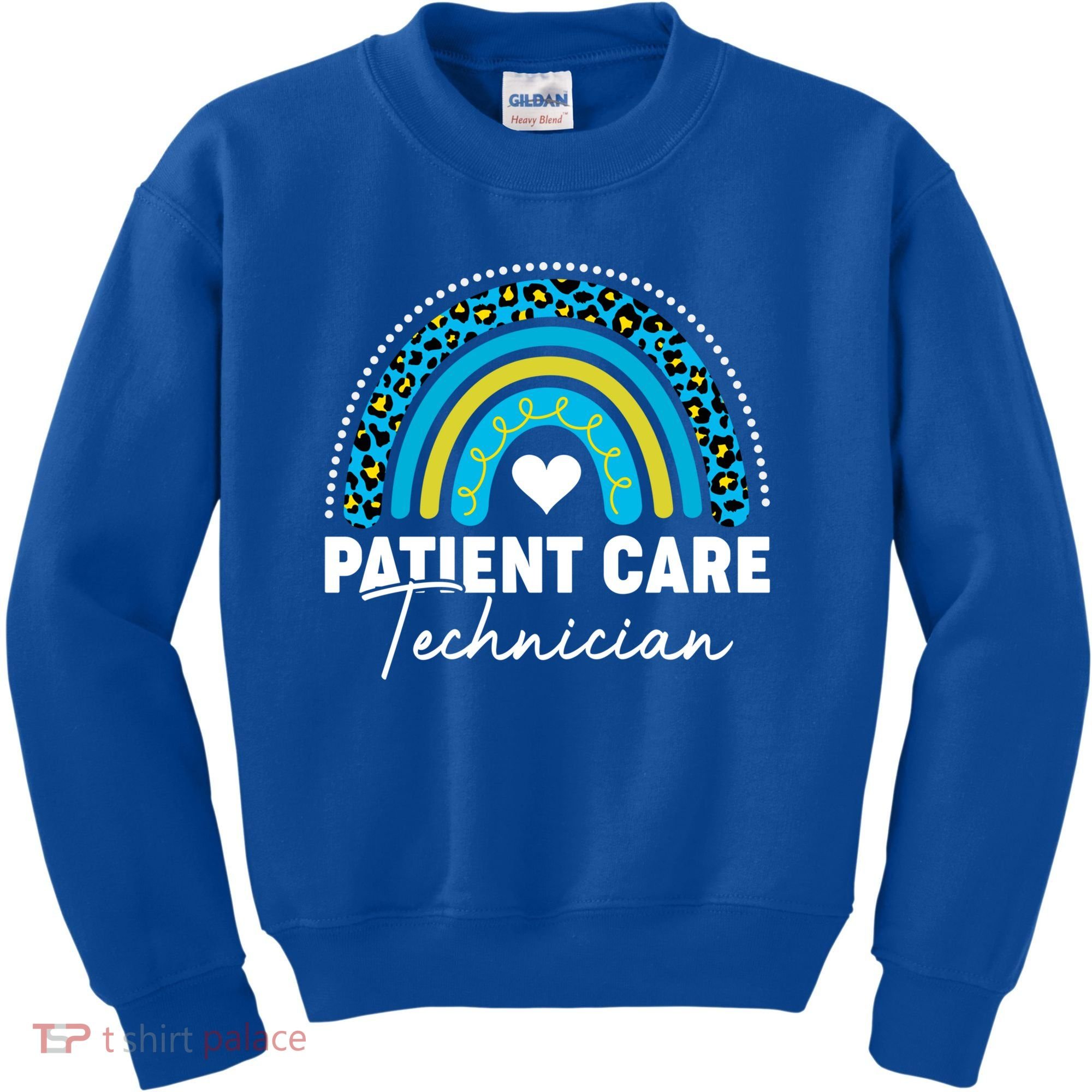 Rainbow Pct Patient Care Technician Healthcare Assistants Gift Kids Sweatshirt