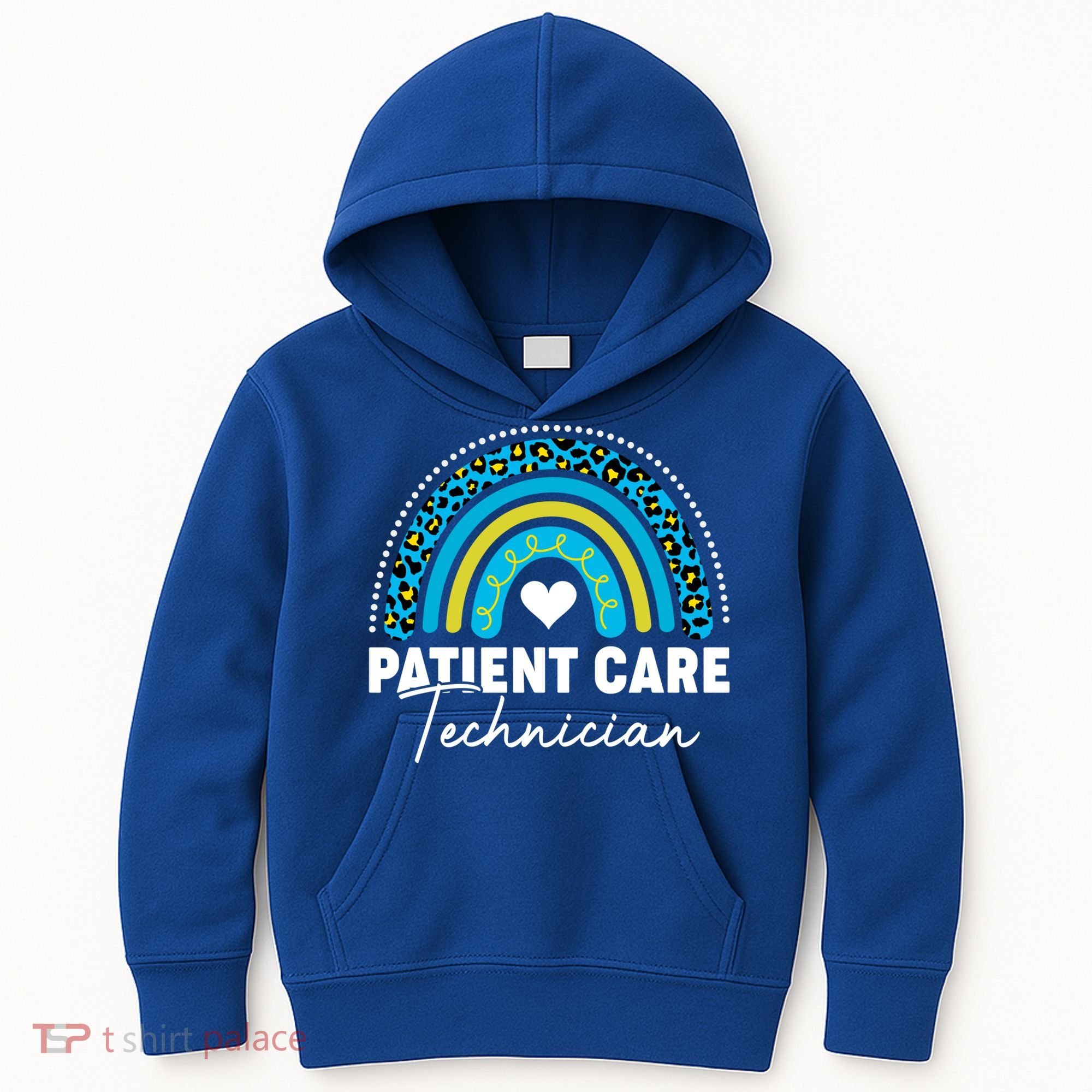 Rainbow Pct Patient Care Technician Healthcare Assistants Gift Kids Hoodie