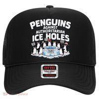Resist Penguins Protest Funny Penguins Against Hat thumb 0
