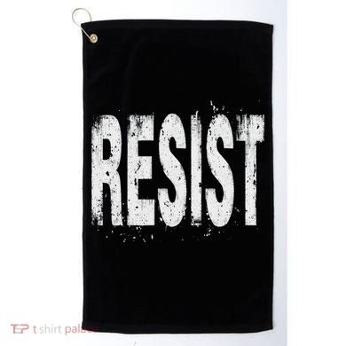 Resist Political Protest Golf Towel