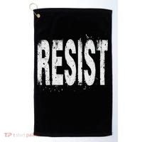 Resist Political Protest Golf Towel thumb 0
