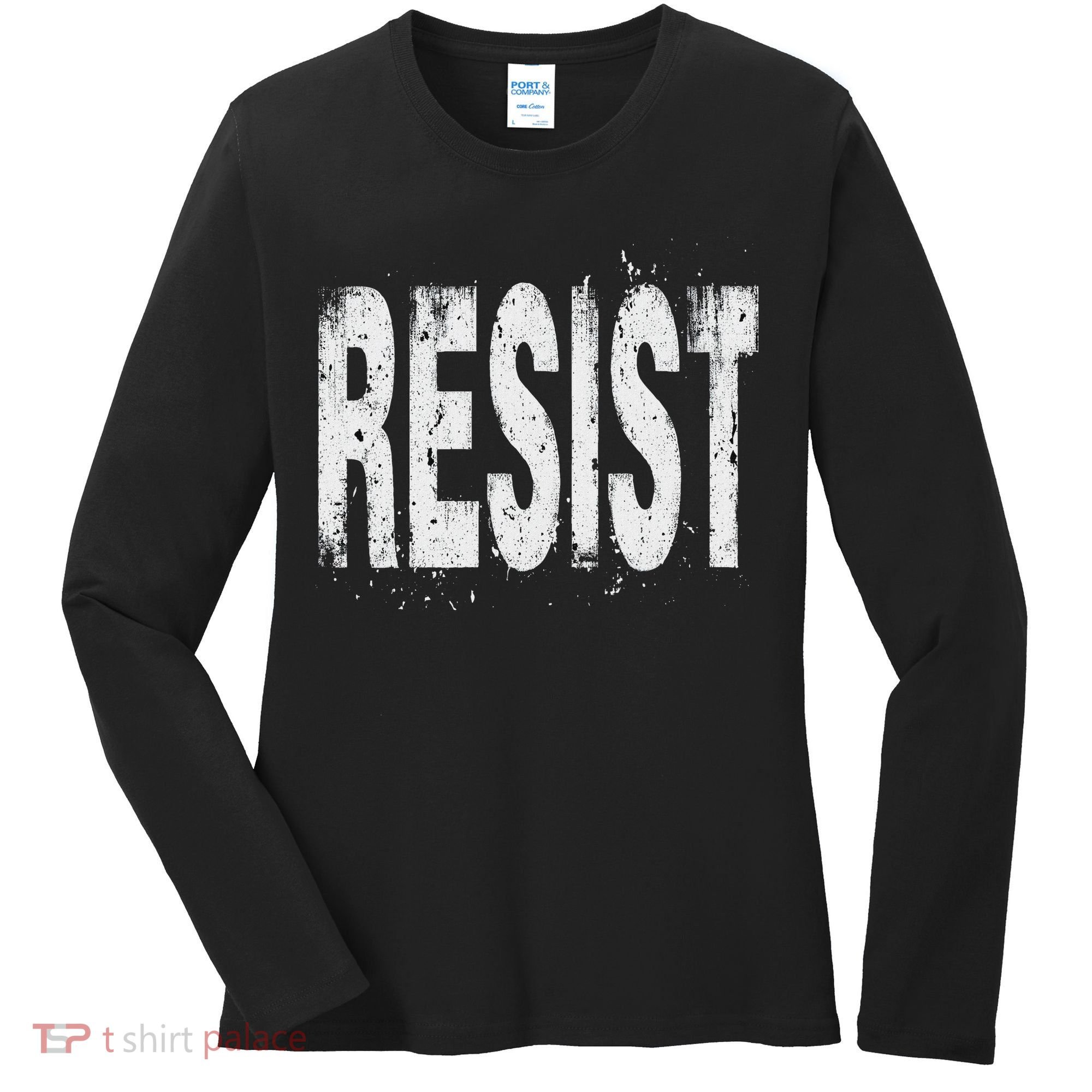 Resist Political Protest Women's Long Sleeve Shirt