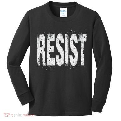 Resist Political Protest Kids Long Sleeve Shirt