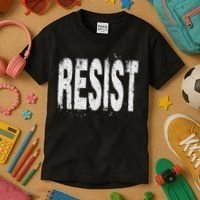 Resist Political Protest Kids T-Shirt thumb 3