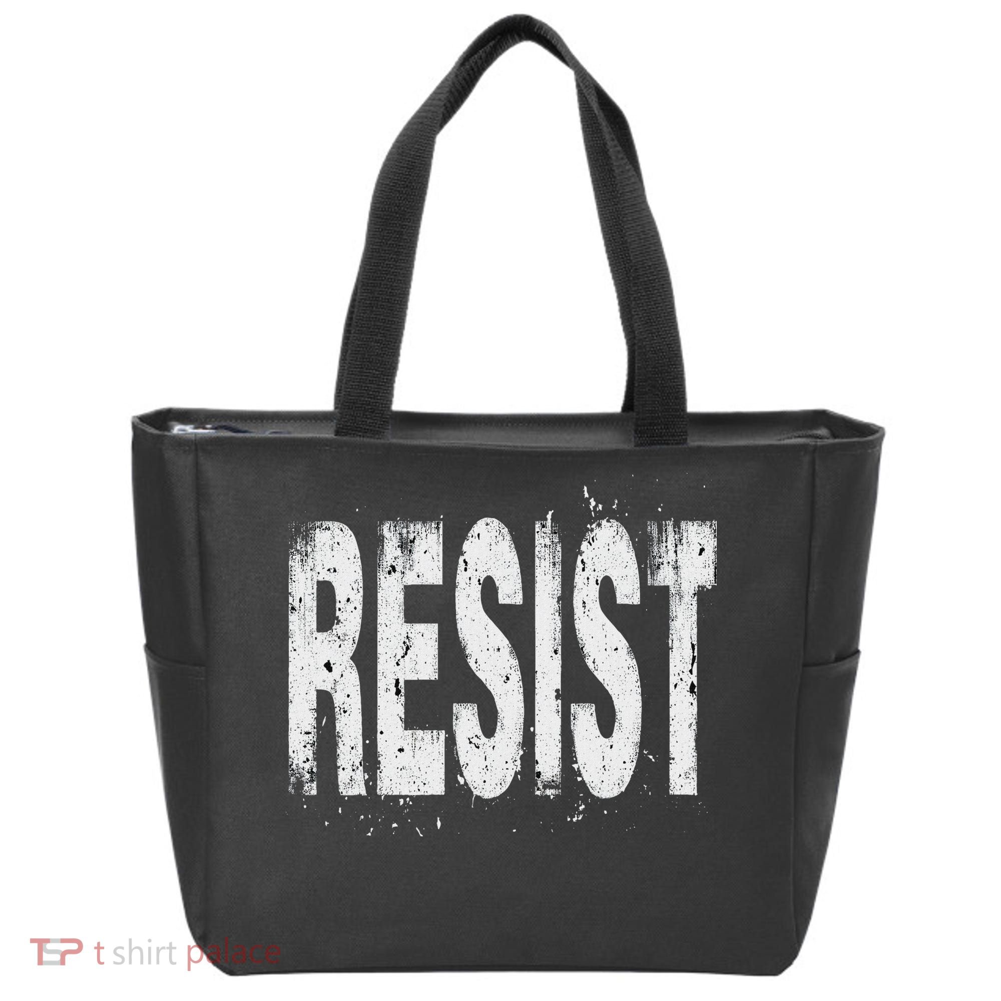 Resist Political Protest Tote Bag