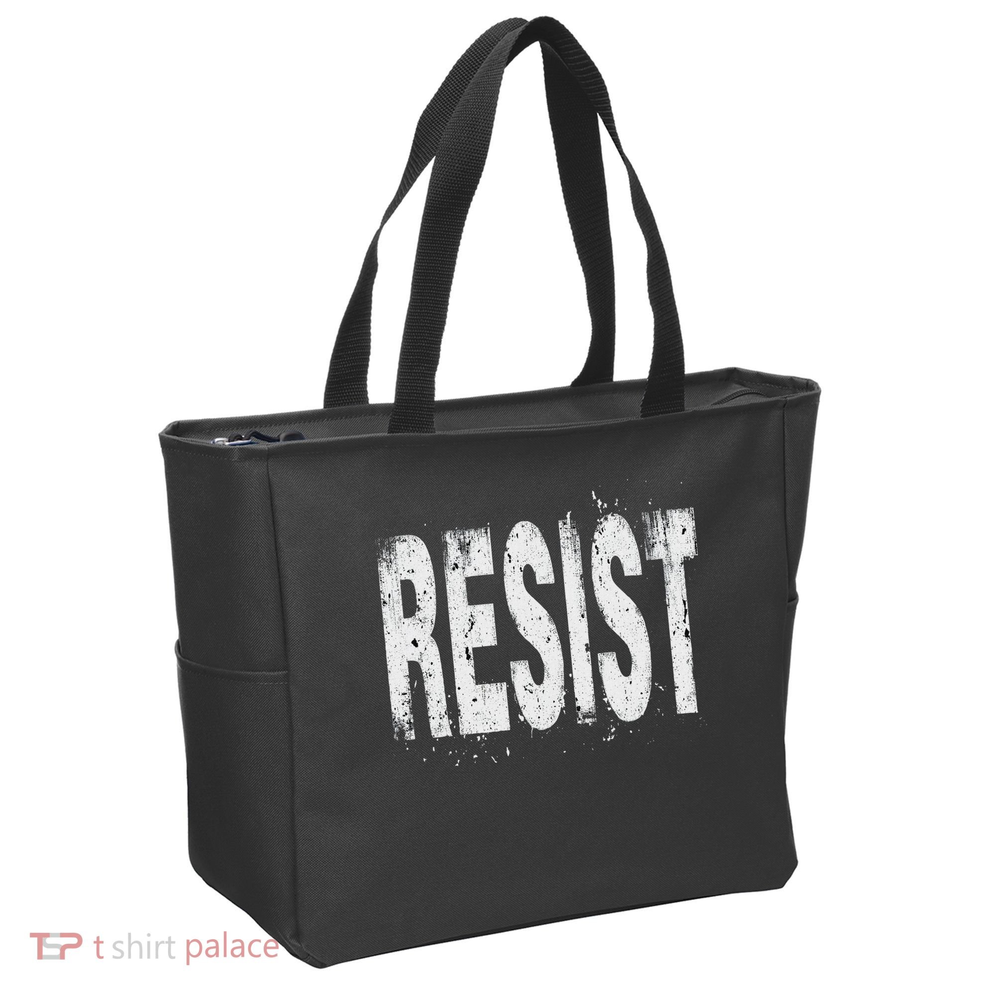 Resist Political Protest Tote Bag