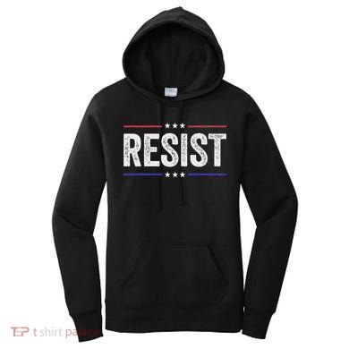 Resist Political Protest Demonstration Rebel Women's Hoodie