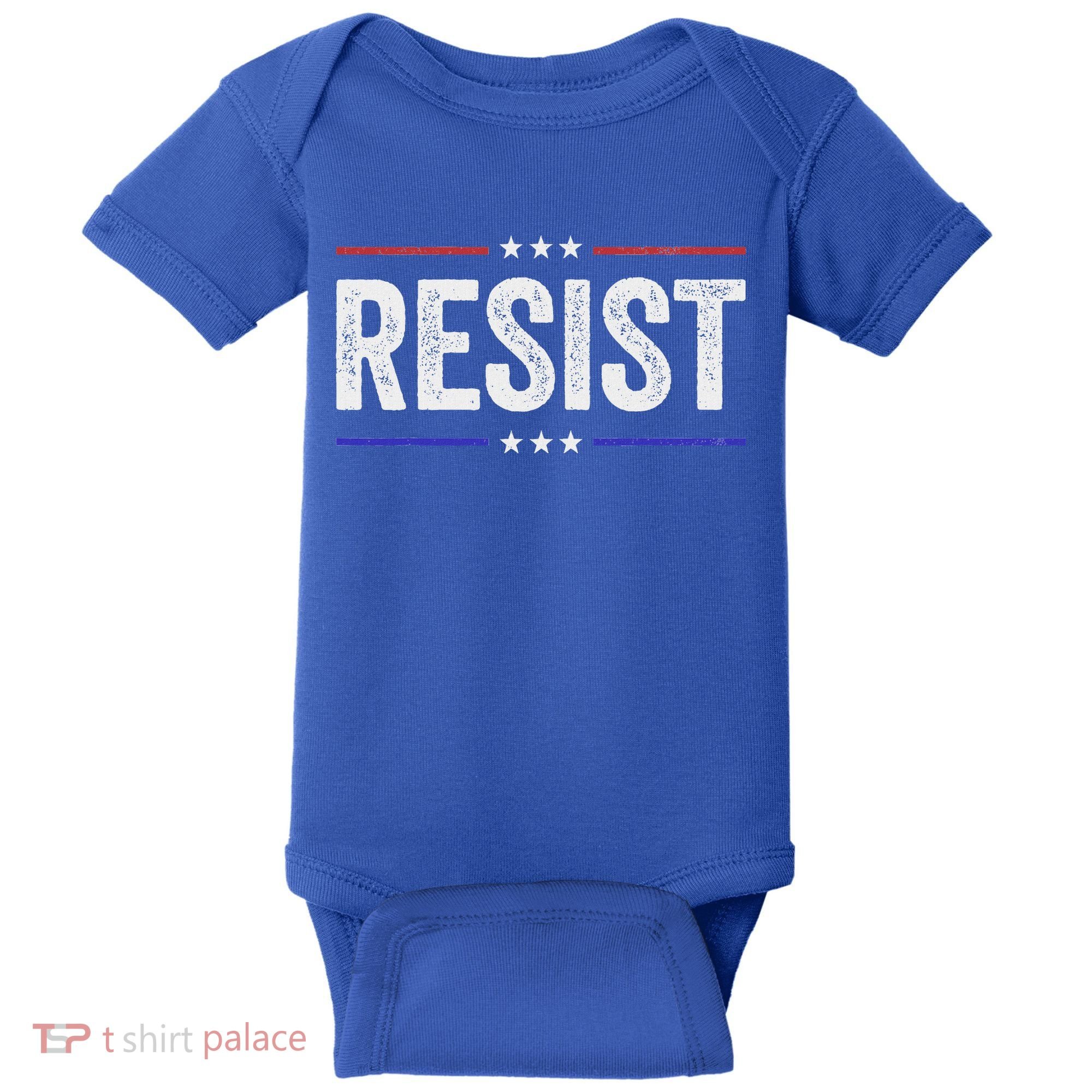 Resist Political Protest Demonstration Rebel Baby Bodysuit