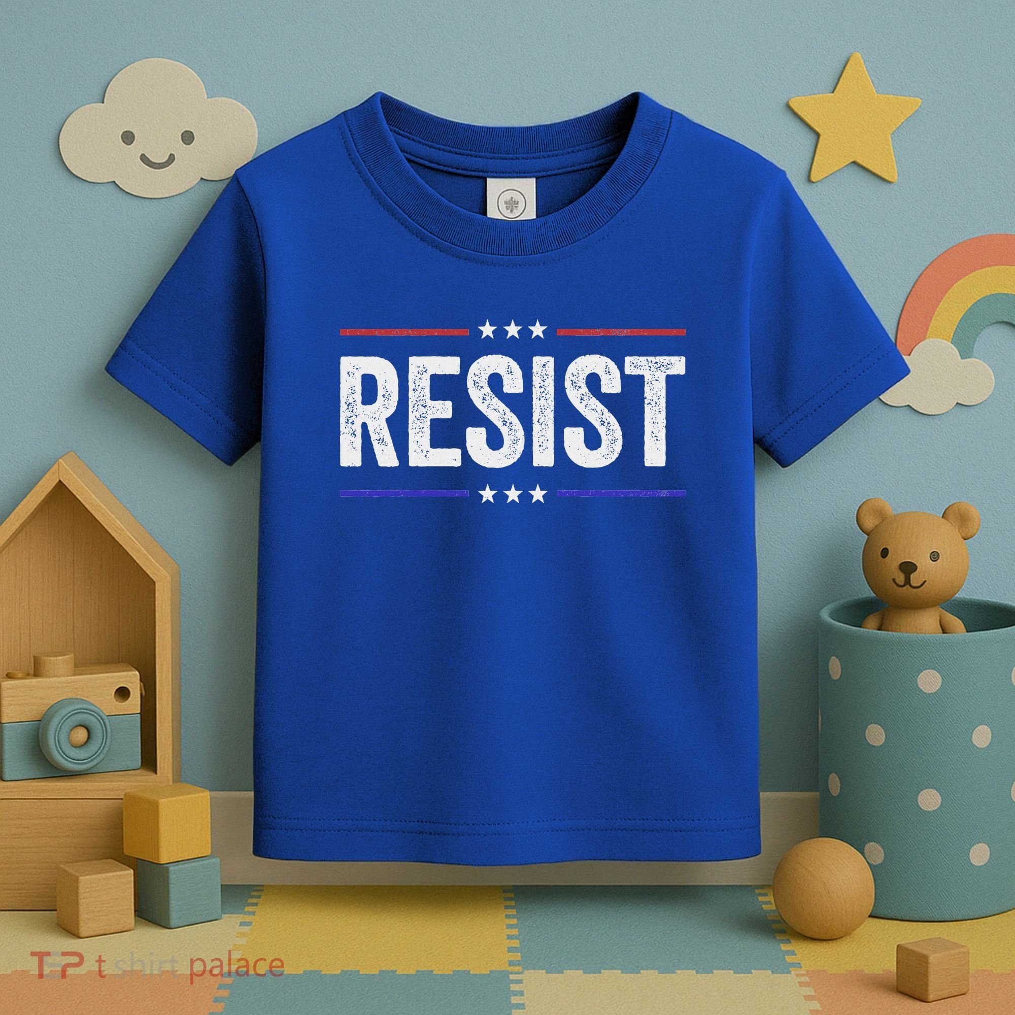 Resist Political Protest Demonstration Rebel Toddler T-Shirt