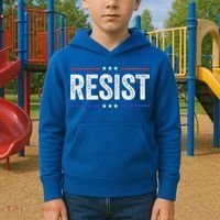 Resist Political Protest Demonstration Rebel Kids Hoodie thumb 2