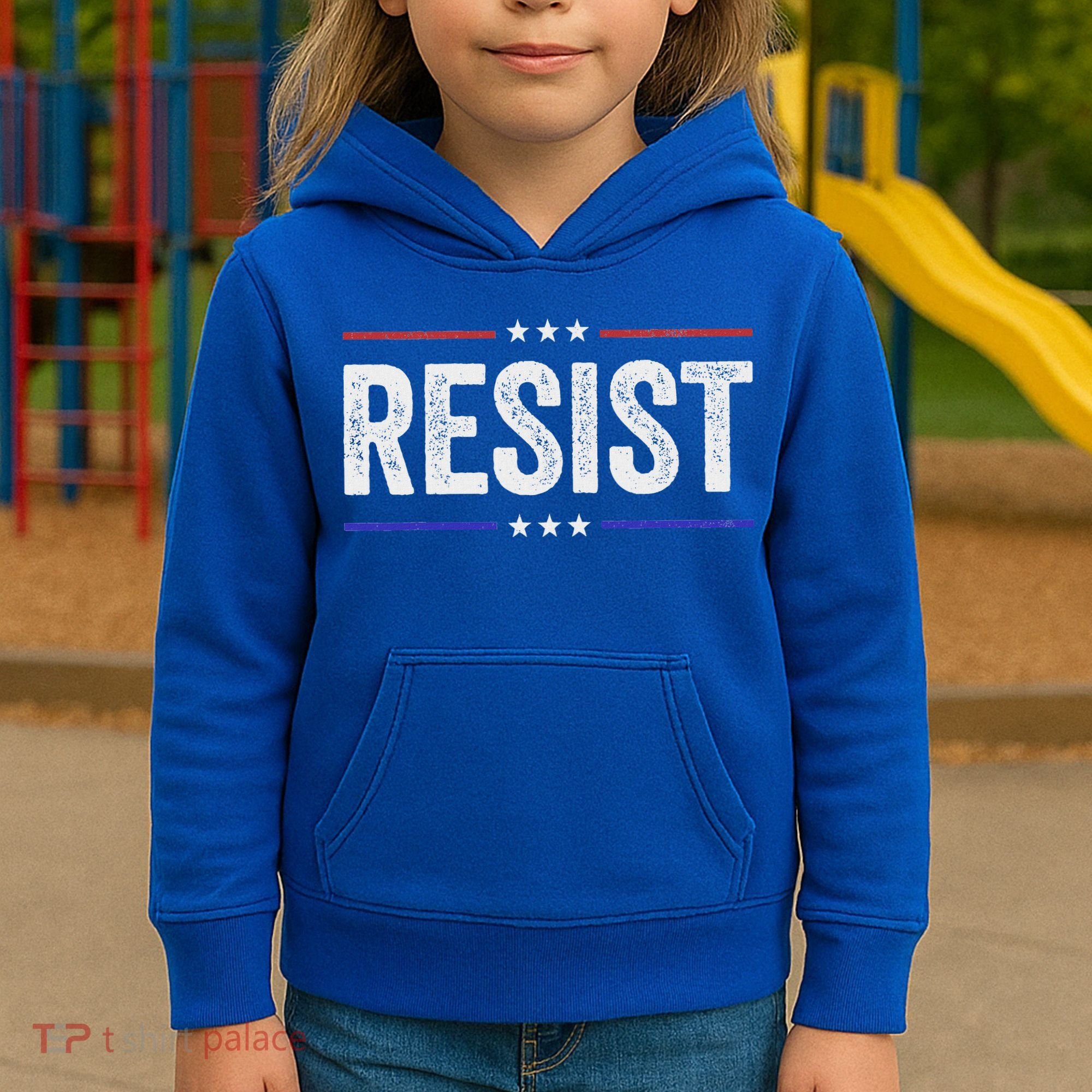 Resist Political Protest Demonstration Rebel Kids Hoodie