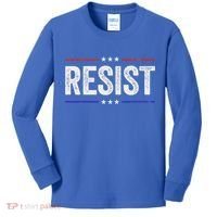 Resist Political Protest Demonstration Rebel Kids Long Sleeve Shirt thumb 0