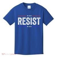 Resist Political Protest Demonstration Rebel Kids T-Shirt thumb 0
