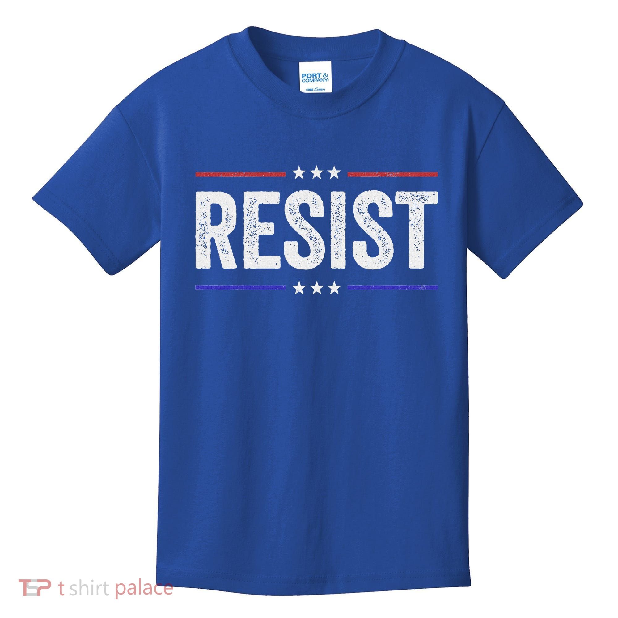 Resist Political Protest Demonstration Rebel Kids T-Shirt