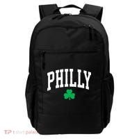 Retro Philly Philadelphia St Patricks Day Clover Boy Girl Backpack thumb 0