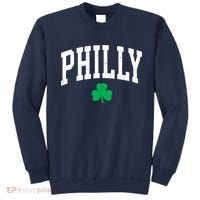 Retro Philly Philadelphia St Patricks Day Clover Boy Girl Sweatshirt thumb 0