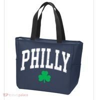 Retro Philly Philadelphia St Patricks Day Clover Boy Girl Tote Bag thumb 3