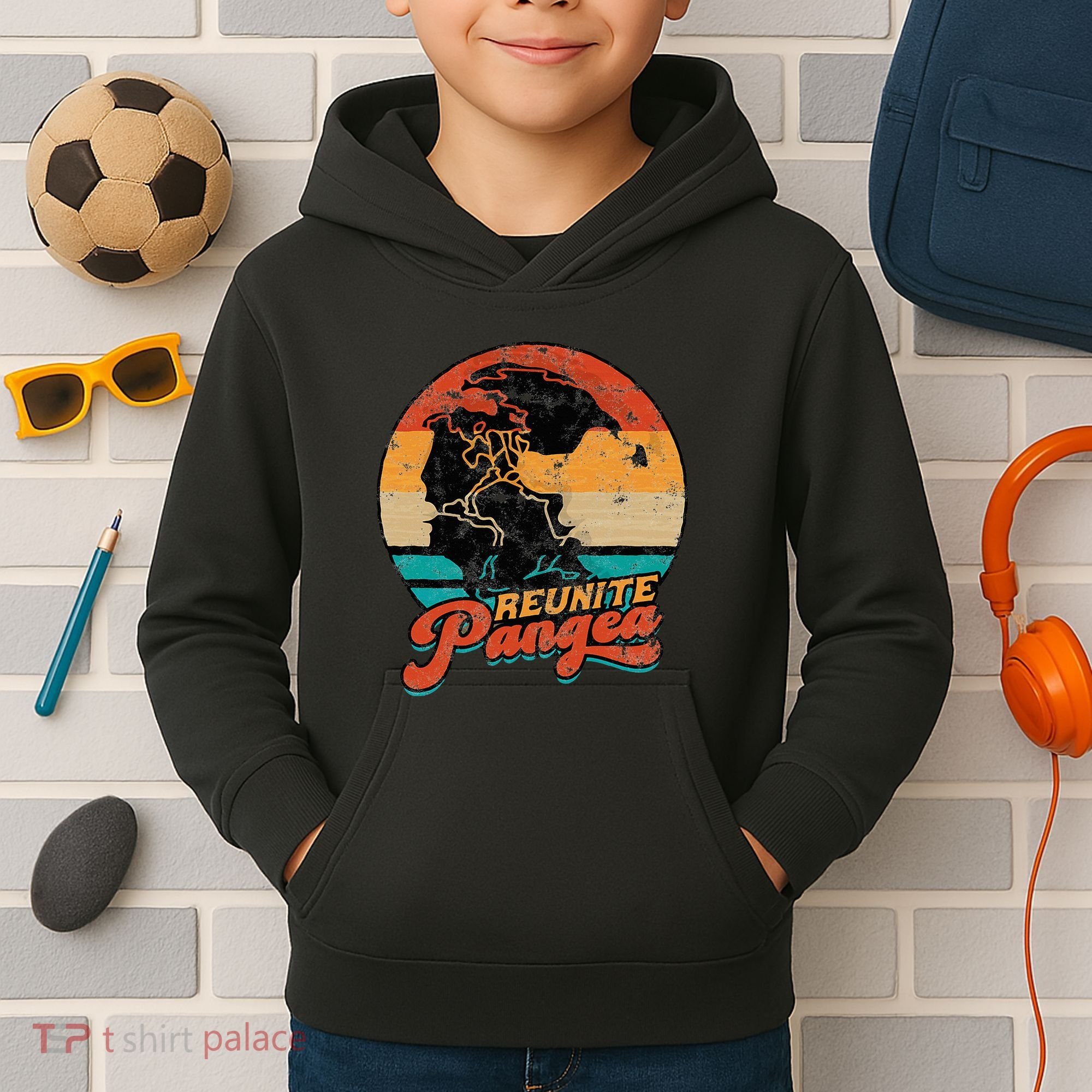 Reunite Pangea Pangea Kids Hoodie