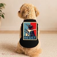 Resist Penguin Protest Bird With Sunglasses Sword Fish Art Doggie Tank thumb 2
