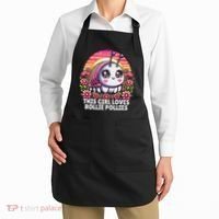 Roly Poly, Pill Bug Kawaii, This Girl Loves Rollie Pollies Apron thumb 2