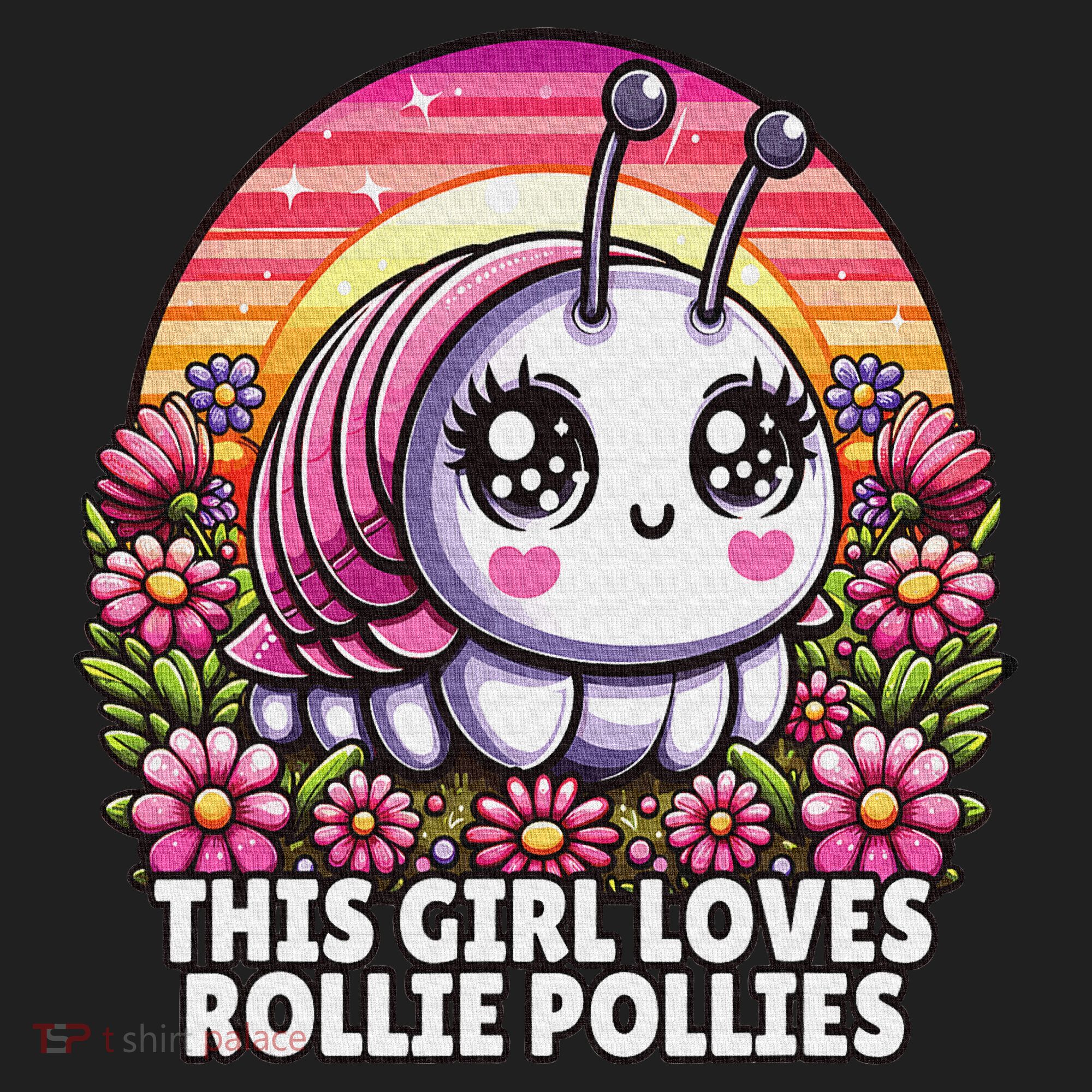 Roly Poly, Pill Bug Kawaii, This Girl Loves Rollie Pollies Tumbler