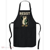 Resist Penguin Protest Against Tariffs Apron thumb 0