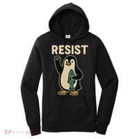 Resist Penguin Protest Against Tariffs Women's Hoodie thumb 0