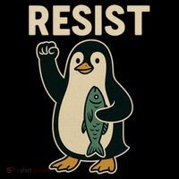 Resist Penguin Protest Against Tariffs Tank Top thumb 6