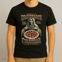 Reaperoni Pizzeria Pizza So Good ItS To Die For T-Shirt thumb 3