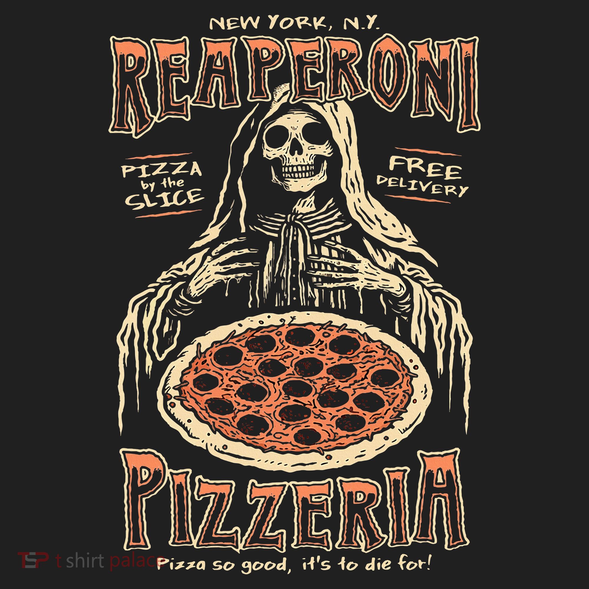 Reaperoni Pizzeria Pizza So Good ItS To Die For Beanie