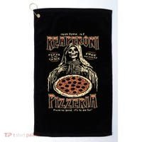 Reaperoni Pizzeria Pizza So Good ItS To Die For Golf Towel thumb 0