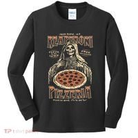 Reaperoni Pizzeria Pizza So Good ItS To Die For Kids Long Sleeve Shirt thumb 0