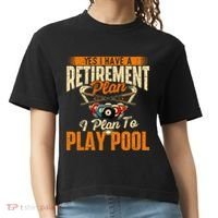 Retirement Plan Play Pool Billiard Player Sports Comfort Colors Boxy T-Shirt thumb 0