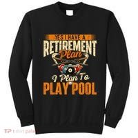 Retirement Plan Play Pool Billiard Player Sports Sweatshirt thumb 0